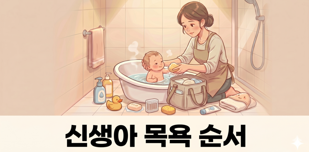 썸네일 신생아 목욕 순서