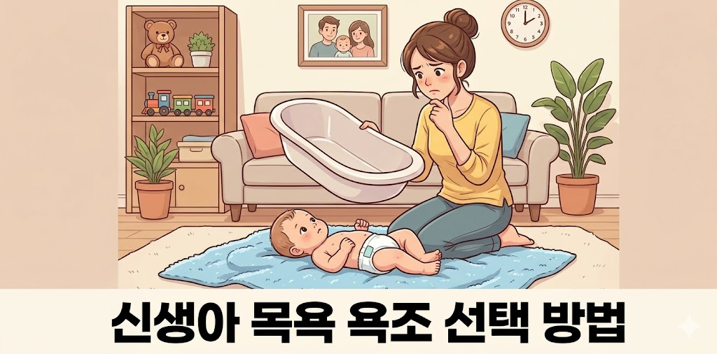 썸네일 신생아 목욕 욕조 선택