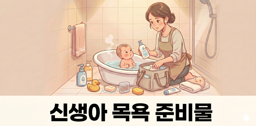 썸네일 신생아 목욕 준비물