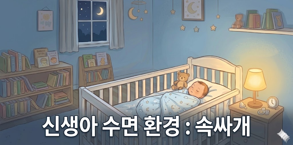 썸네일 신생아 수면 환경, 속싸개