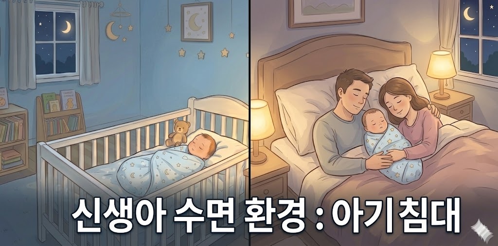 썸네일 신생아 수면 환경, 아기침대