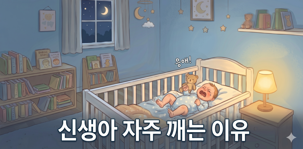 썸네일 신생아 자주 깨는 이유