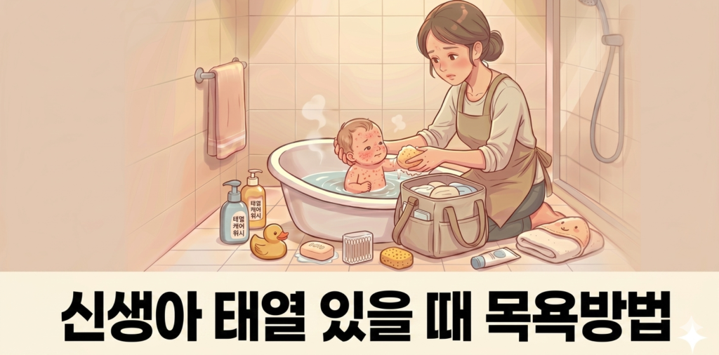 썸네일 신생아 태열 시 목욕