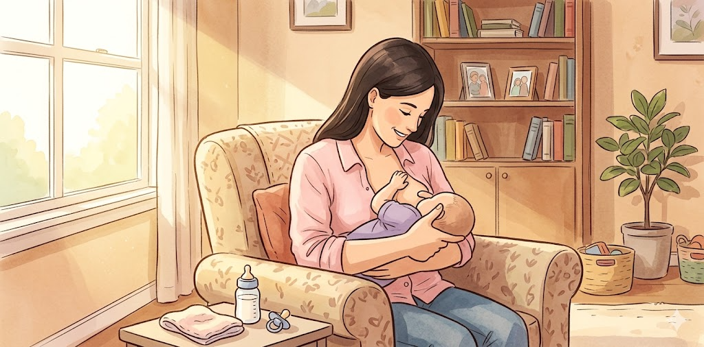 모유수유 자세와 방법 : 초보 엄마도 쉽게 배우는 수유 자세 image