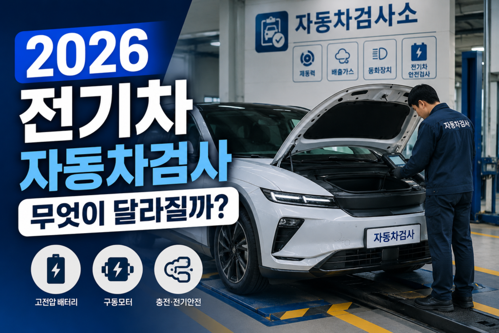2026 전기차 자동차검사 배터리 검사 항목