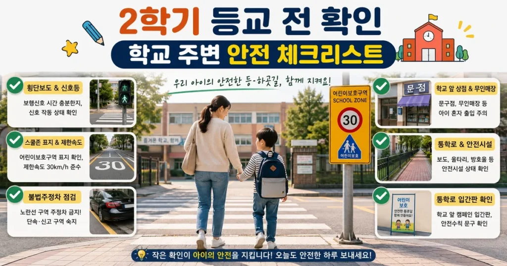 어린이집 유치원 어린이 통학버스 안전 확인 부모 체크리스트
